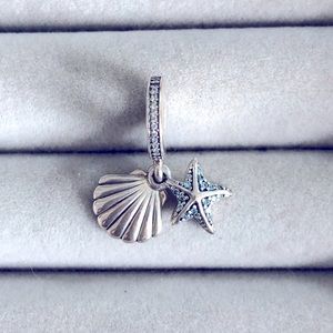 Pandora starfish and sea shell charm